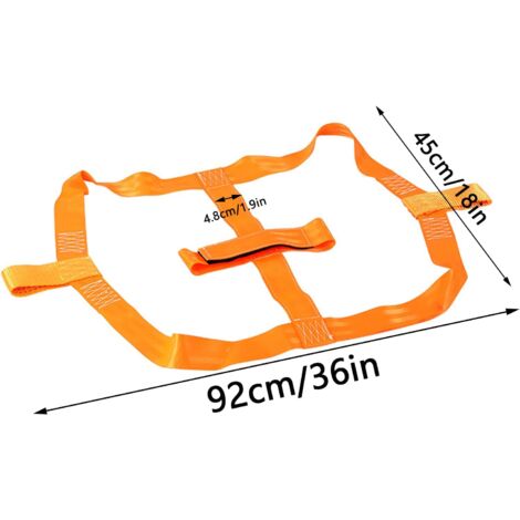 Sangle D'arrimage Universelle Pour Roue Arrière Moto - Mirrwin Orange