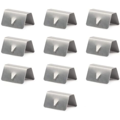 Clips De Fixation Pour Déflecteurs De Vent De Voiture - Lot De 6 En Acier Inoxydable Antirouille - Universel Pour Tous Véhicules