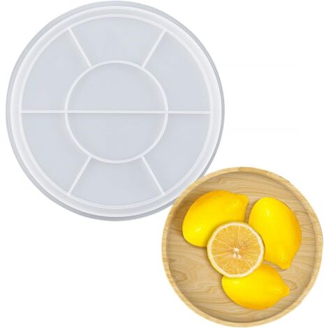 Moule En Silicone Rond Pour Résine Époxy - 20.5cm De Diamètre - Pour Sous-verres, Plateaux - DIY Bricolage