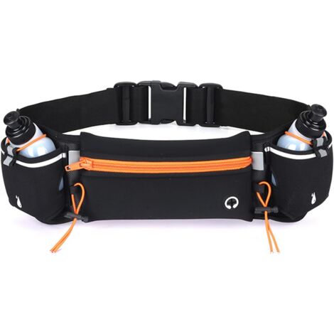 Ceinture De Course Jueachy Avec Pochette Pour Téléphone Et Portefeuille (taille L, Noire)