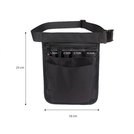 Sac Banane Infirmière Trunab - Multi-poches, Sangle Réglable - Pour Stéthoscope Et Matériel