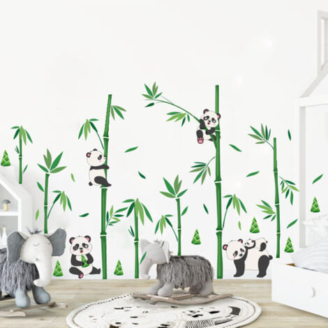 Autocollant Mural Bambou 3D - 3 Tailles (jusqu'à 215 Cm), PVC Amovible Sans Résidu, Pour Portes Et Murs Lisses - 10