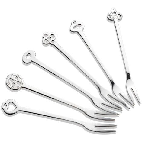 Snamonkia Lot De 6 Grandes Fourchettes De Table En Acier Inoxydable 18/0 De 20,3 Cm