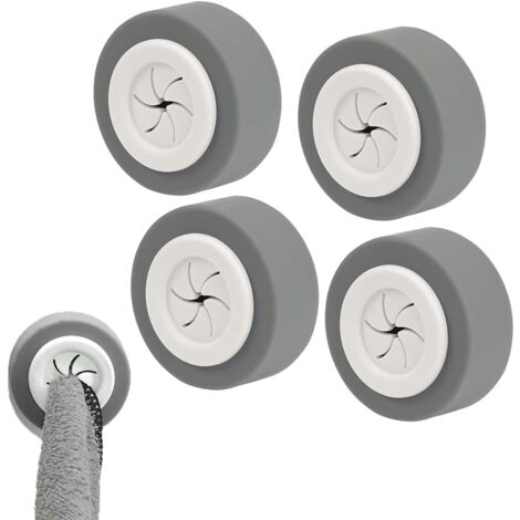 4PCS Crochet Adhesif Mural, Crochet Salle de Bain Porte Manteau Adhésif Crochet Mural sans