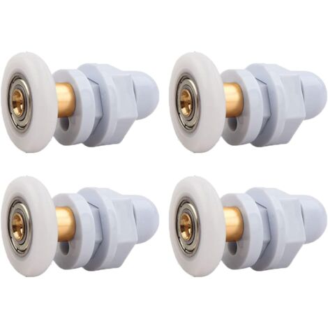 Lot De 4 Roulettes De Porte De Douche U2013 Pièce De Rechange Pour Porte De