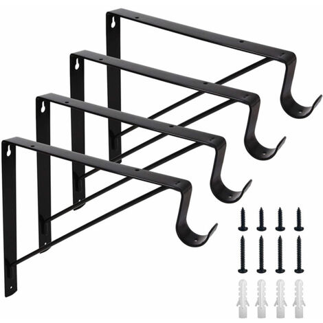 Support Mural Pour Barre De Musculation – Rangement Barre De Poids – Acier