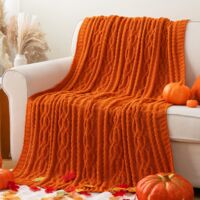 Couverture Polaire Halloween Motifs Chauves-souris Et Crânes | 120x150 Cm, Super Douce, Décorative - 2
