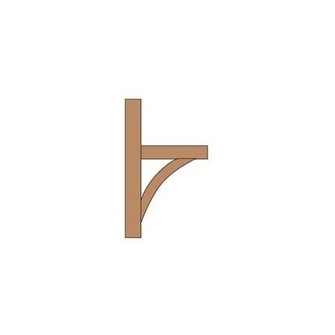 Levigne – Console équerre en sapin massif – Dimensions 60x60 cm – Bras ...