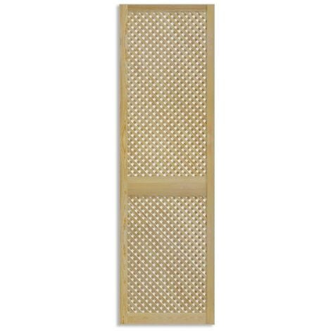 Porte De Placard Naturel Croisillon 201,3 X 29,4 Cm