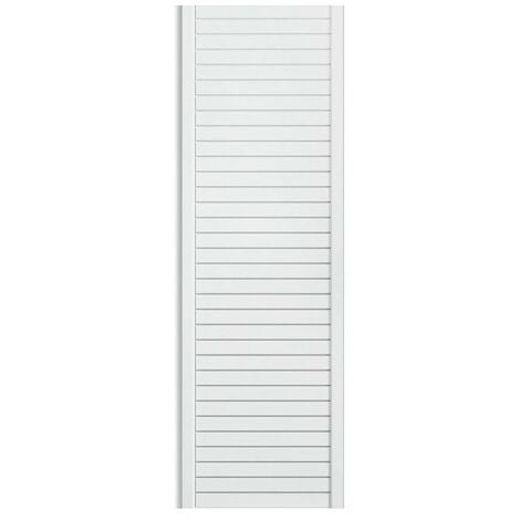 Porte De Placard Lacquee Blanche Recoupable 199,5 X 29,4 Cm