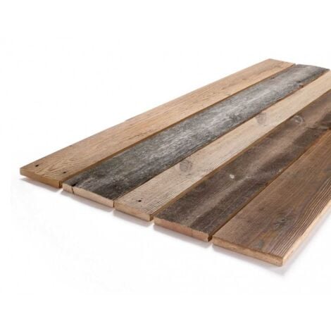 Lambris Vieux Bois Longueur  50 Cm / Largeur 12 à 16 Cm