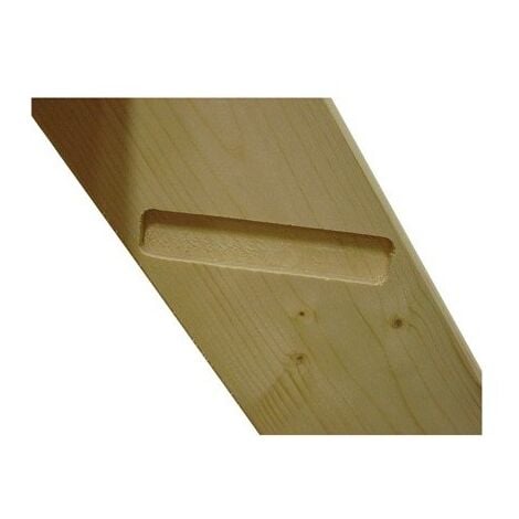 Escalier Droit Pour Mezzanine En Sapin économique  Woodup-80avec Rampe     287 Cm