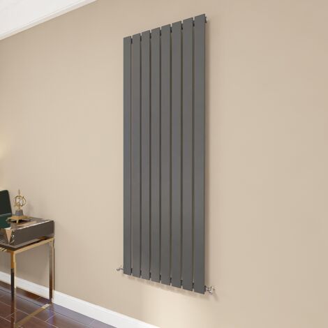AICA Flat Panel Radiator 1600x544mm Central Heating Single Vertical Stylish Anthracite