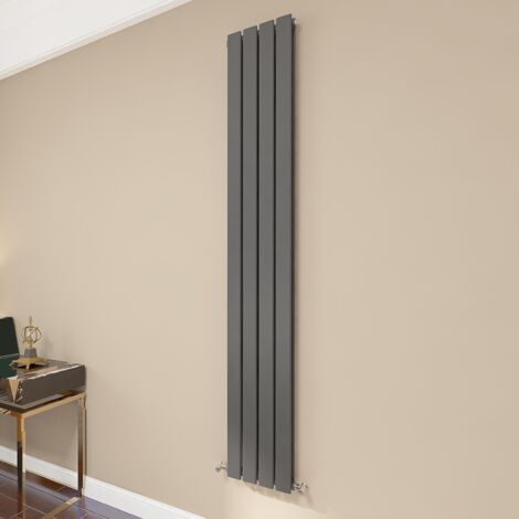 AICA Flat Panel Radiator 1800x272mm Central Heating Double Vertical Stylish Anthracite