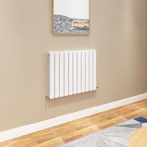 AICA Flat Panel Radiator 600x748mm Central Heating Double Horizontal Stylish White