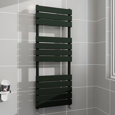 AICA Towel Rail Radiator Designer Central Heating Black 1200x450mm