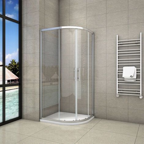 1000x800x1900mm Quadrant Shower Enclosure Sliding Door