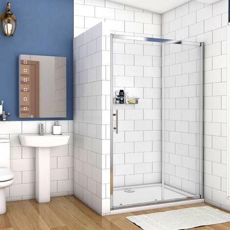 1400x1900mm,Walk In Sliding Shower Enclosure Door,without tray