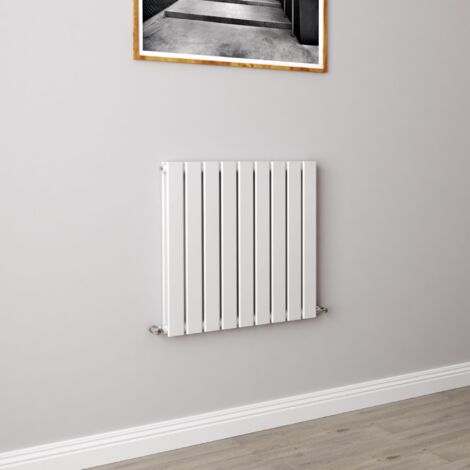 AICA Flat Panel Radiator Designer Central Heating Horizontal 600x612mm Double White