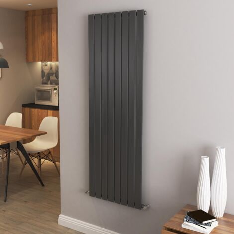 AICA Flat Panel Radiator Designer Central Heating Vertical 1600x544mm Single Anthracite
