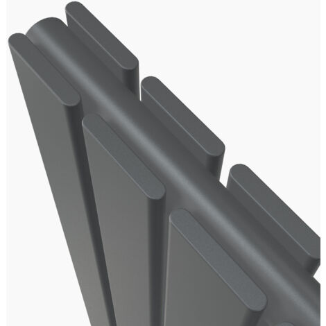 AICA Flat Panel Radiator Designer Central Heating Vertical 1600x544mm Double Anthracite