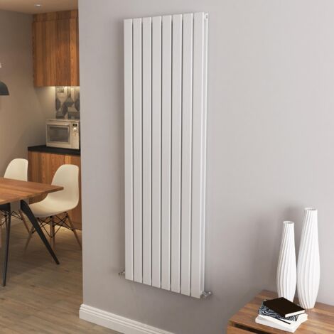 AICA Flat Panel Radiator Designer Central Heating Vertical 1600x544mm Double White