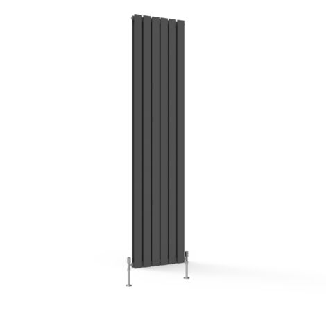 AICA Flat Panel Radiator Designer Central Heating Vertical 1800x408mm Double Anthracite