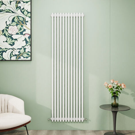 AICA 1800x560mm White Vertical Traditional Radiator Cast Iron 3 Column Heating UK