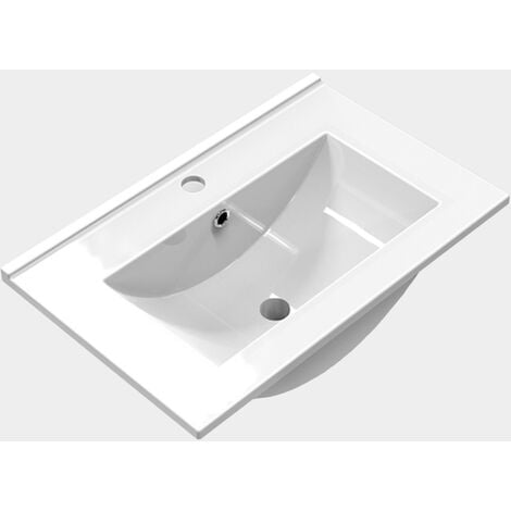 Vanity Unit with Basin Storage Cabinets Matt Grey 2 Drawer - Wall Hung 600mm