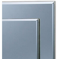 Frameless Large Wall Mirror Double Glasses Smooth edge Decorative-500x700