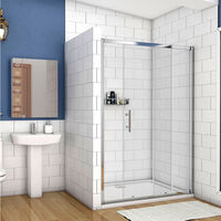 1100x1900mm,Walk In Sliding Shower Enclosure Door,without tray