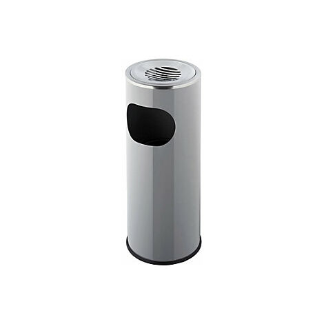 Cenicero de pie  capacidad 13 l  H x Ø 600 x 250 mm  gris (1/2)
