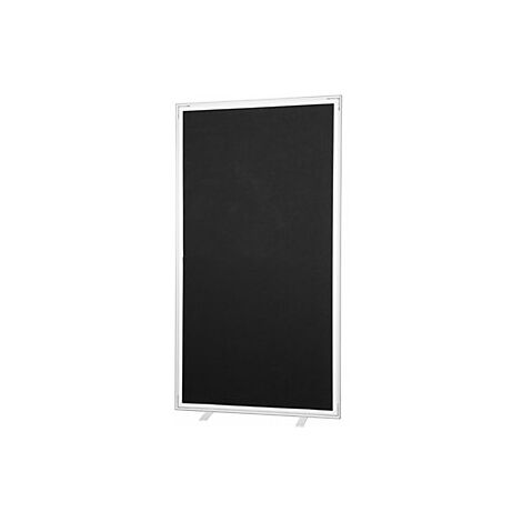 Trennwand easyScreen einfarbig mit Schallschutz schwarz