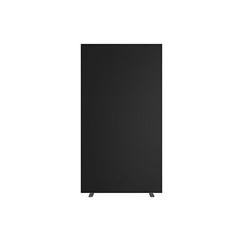 Trennwand easyScreen  einfarbig  mit Schallschutz  schwarz 