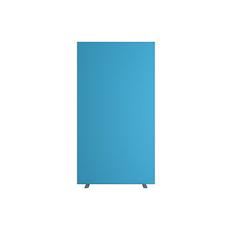 Trennwand easyScreen  einfarbig  mit Schallschutz  blau 