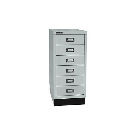 MultiDrawer™ 39 serie - BISLEY: met sokkel, A3, 6 laden