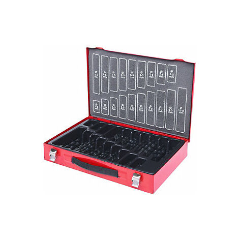 Juego de brocas helicoidales HSS-R  170 piezas  1 - 10 mm (1/5)