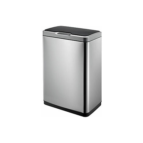EKO Cubo de basura con sensor Mirage 2x20 L Plateado mate (1/5)