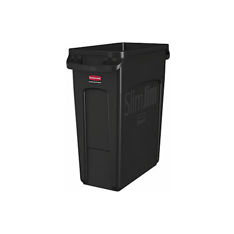 Cubo de basura SLIM JIM® capacidad 87 l con conductos de (1/5)