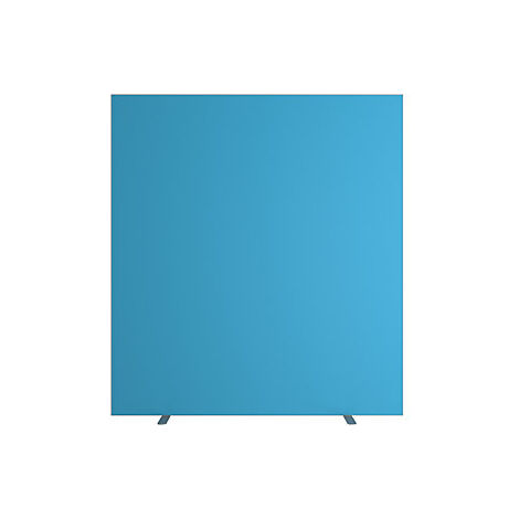 Trennwand easyScreen  einfarbig  mit Schallschutz  blau 