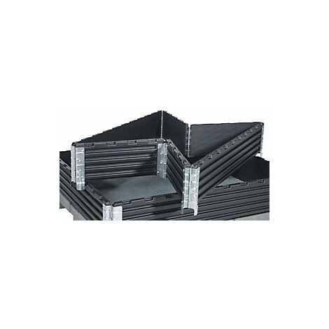 Cerco de plástico  UE 2 unidades  para palet industrial 1200 x