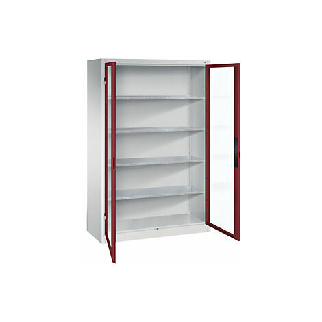 Armario de puertas batientes con ventanilla  H x A x P 1950 x (1/4)