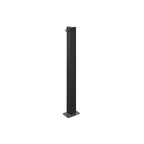 Poste barrera  70 x 70 mm  hierro micáceo  para atornillar 