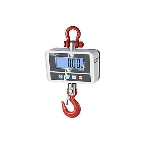 Báscula para colgar con amplio display LCD rango de pesaje