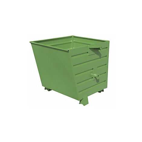 Volquete apilable capacidad 0,55 m³ verde reseda RAL 6011