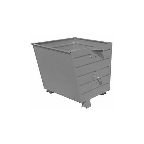 Volquete apilable capacidad 0,55 m³ gris ratón RAL 7005