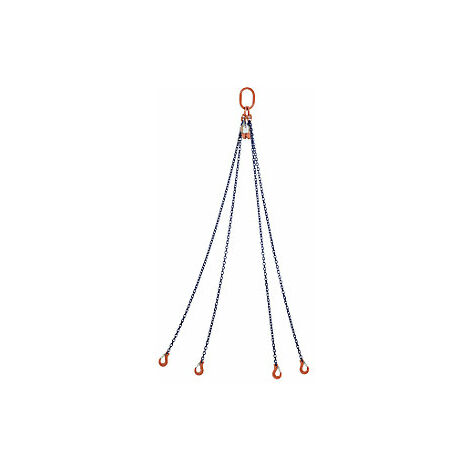 Eslinga de cadena GK10  de 4 ramales  carga máx 5300 kg  (1/2)