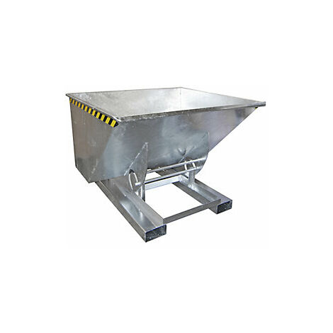 Volquete compacto capacidad 1 m³ galvanizado