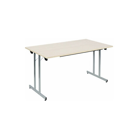 Mesa plegable F25 A x P 1400 x 800 mm tablero en decoración (1/3)