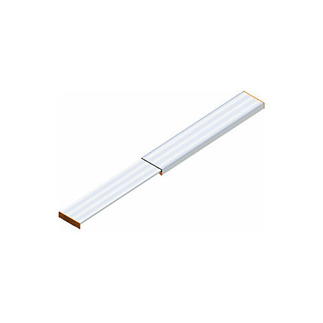 Pasarela telescópica de aluminio  carga máx 150 kg  longitud
